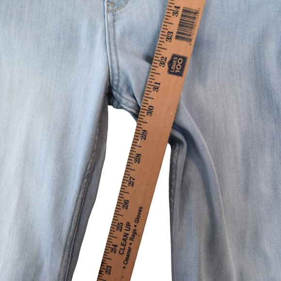 Pilcro Anthropologie High Rise Bootcut Flare Jeans Light Wash Size 30 70's - Picture 7 of 9